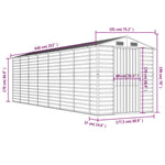 Abri de Jardin 12m2 Dimensions