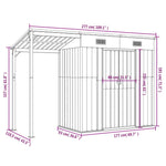 Abri de Jardin 3m2 Dimensions