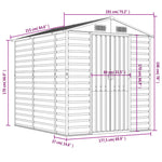 Abri de Jardin 4m2 Dimensions