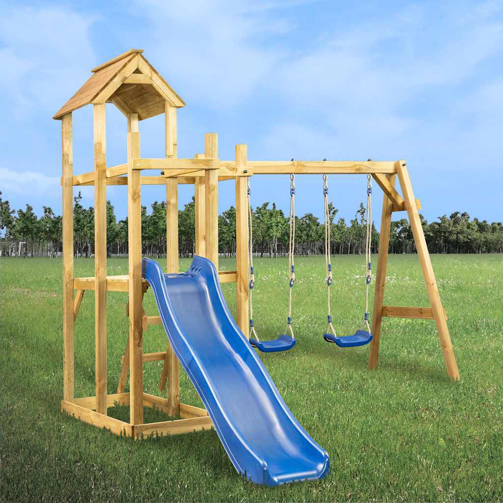 Aire de Jeux Bois Extérieur