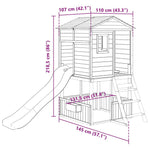 Cabane Aire de Jeux Dimensions
