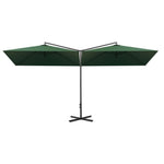 Double Parasol Acier
