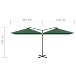 Double Parasol Dimensions