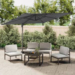 Parasol 3x3 Déporté Anthracite