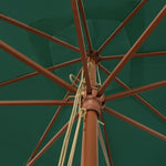 Parasol Carré 300x300 Bambou