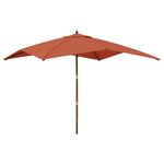 Parasol Carré 300x300 Bois