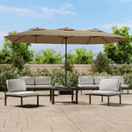 Parasol Grande Taille Taupe