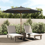 Parasol Rond Anthracite