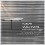 Pergola Toit Polycarbonate 4x3 Panneau