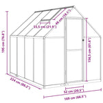 Petite Serre Polycarbonate Dimensions