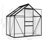 Serre Polycarbonate 2m2 Dimensions