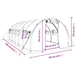 Serre de Jardin 18m2 Dimensions