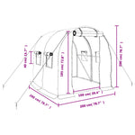 Serre de Jardin 4m2 Dimensions