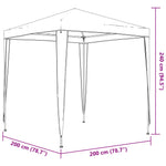 Tonnelle de Jardin 2x2 Dimensions