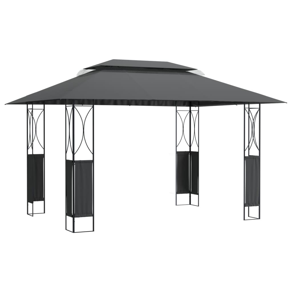 Tonnelle de Jardin Solide Grise