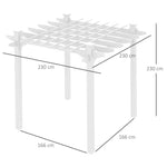 Pergola Bois Massif Dimensions