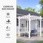 Pergola Bois Massif Cadre